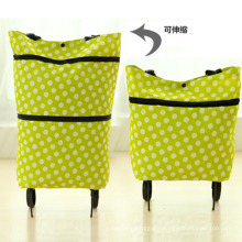 Factory Customized Folding Grocery Trolley Shopping Bags Wheels Vegetable